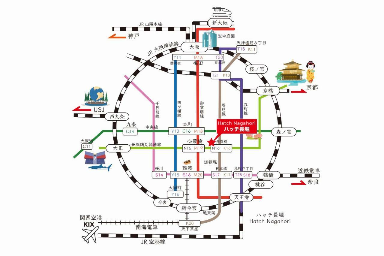 Hatch Nagahori 902 Osaka Ngoại thất bức ảnh